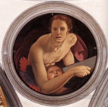  Agnolo Oil Painting - St Matthew Florence Agnolo Bronzino